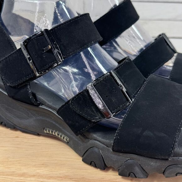 Skechers D Lites 2.0 Cool Cosmos Sport Strap Sandals Black Womens 10 - Picture 8 of 13